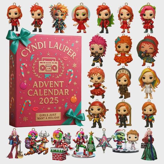 Discover Redhead Christmas Ornament Set 2025 | Cute Female Figurines for Tree Decor | Holiday Collectible Advent Gifts