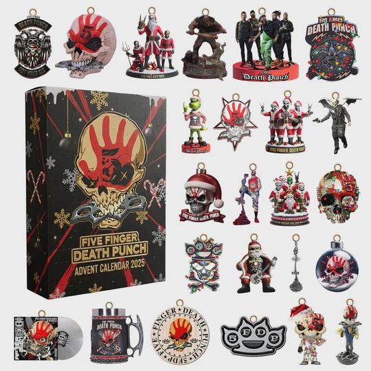 Five Finger Death Punch Advent Calendar 2025 | Heavy Metal Christmas Countdown | 24 Surprises for Rock & Metal Fans