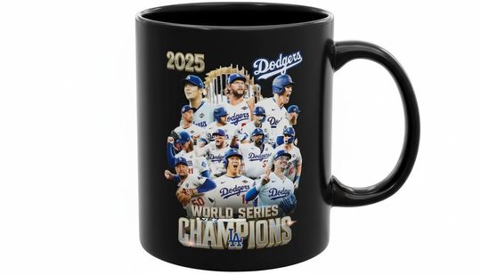 LA Dodgers 2025 World Series Champions Mug, Coffee mug GIFT 11OZ 15OZ