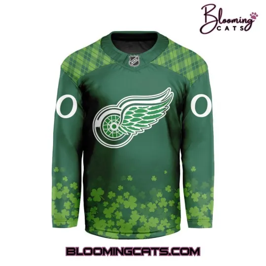 Discover Personalize Detroit Red Wings St. Patrick’s Day 2025 Hockey Shirt Men's Fan Gear