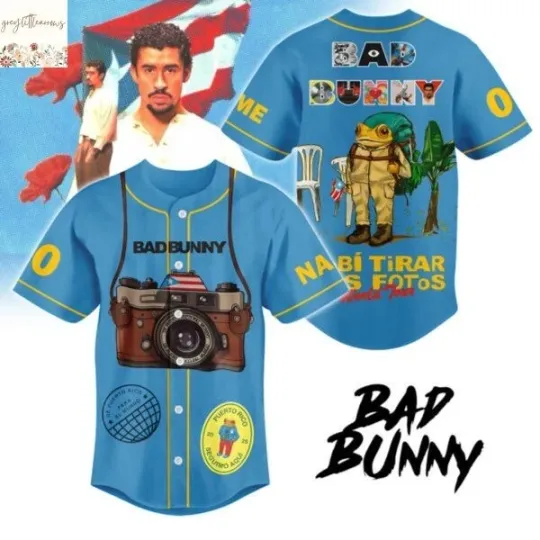 Discover Bad Bunny Debi Tirar Mas Fotos Baseball Jersey