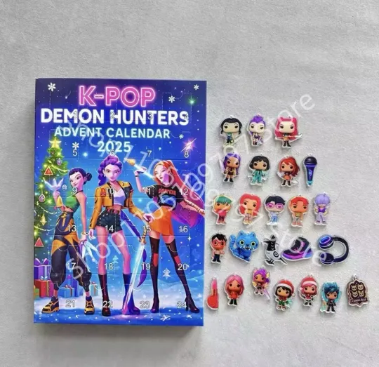 K-Pop Demon Hunters Christmas Advent Calendar – Blind Box Collectible Toys