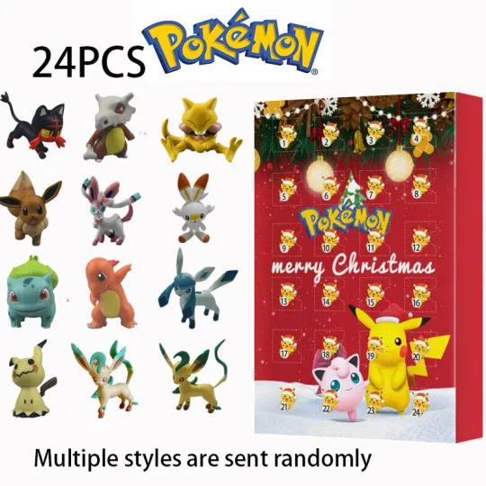 Discover New PKM Blind Box Advent Calendar 24 Days 2025 XMAS Christmas Gift For Kids