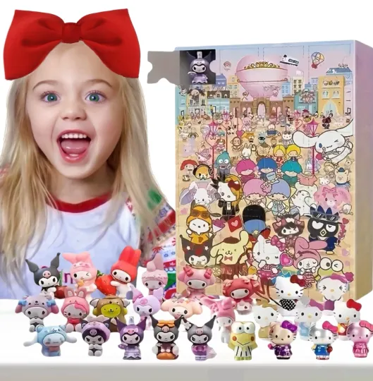 Discover 24 Day Blind Box Christmas Countdown Advent Calendar Sanrio Hello Kitty Inspired