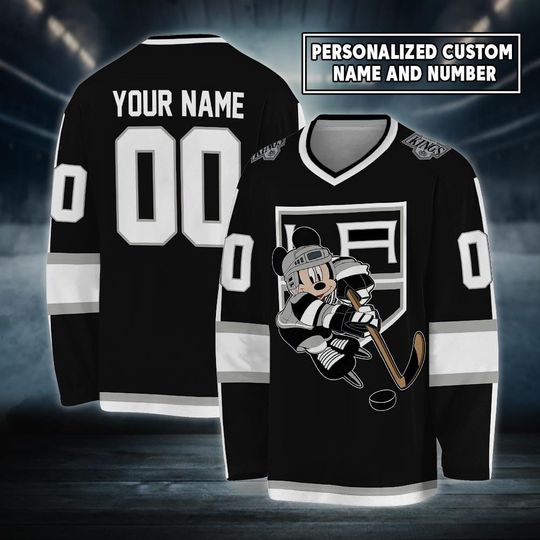 Discover Personalized Los Angeles Ice Hockey Jersey, Mickey Mouse Jersey For Men Women With Your Custom, Ane Kopitar, Dubois Fan Jersey