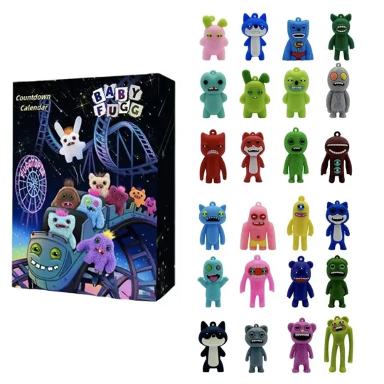 Discover Fuggler Monster Advent Calendar – 24 Days of Festive 3D Countdown Blind Boxes