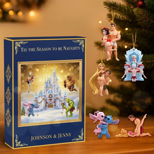 Discover Couple Christmas Advent Calendar, Cartoon Blind Box, Romantic Blind Box with 24 Cute Surprises, Perfect Holiday Gift for Lover