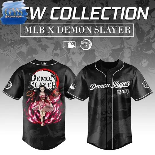 Discover Kamado neko demon x Limited Edition Baseball Jersey