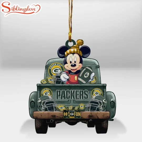 Discover Personalized Green Bay Football Team Packers Christmas Ornament Gift Decor