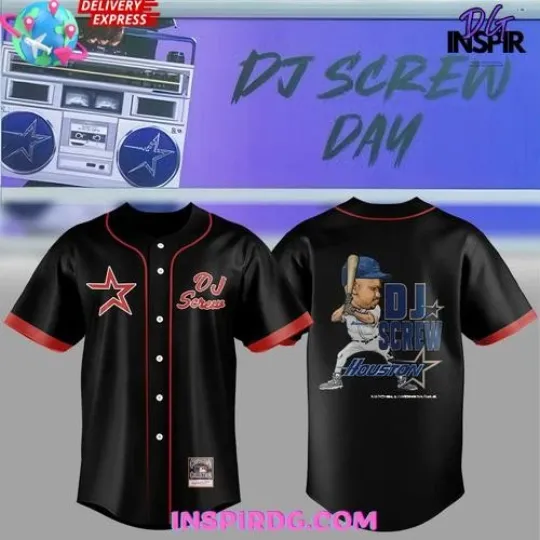 Discover YC DJ Screw Day Houst*on Special Baseball Jersey