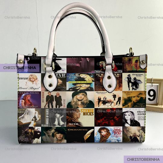 Discover Stevie Nicks Leather Handbag, Stevie Nicks Woman Handbag, Vintage Shoulder Bag, Crossbody Bag, Music Handbag