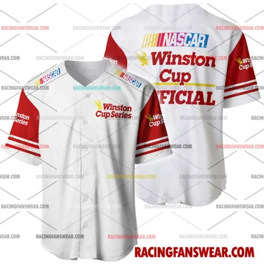 Discover Winston Cup Nas.car Racing Uniform Apparel Clothes Baseball Jersey