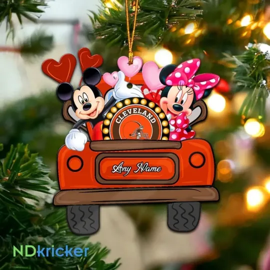 Discover Personalized Cleveland Football Team Browns Christmas Ornament Gift Decor