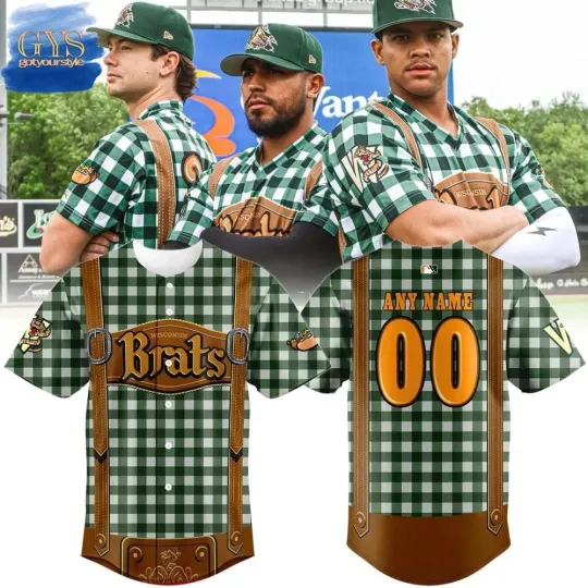 Discover Wisconsin Flying Brats Limited Edition Baseball Jersey