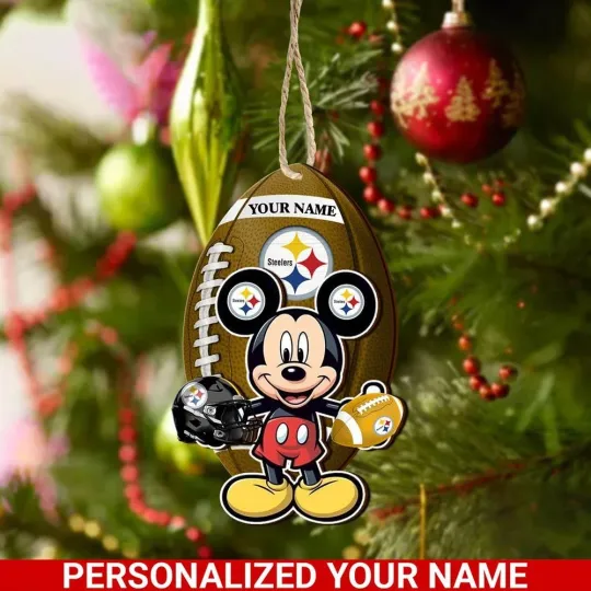 Discover Personalized Pittsburgh Football Team Steelerss Christmas Ornament Gift Decor