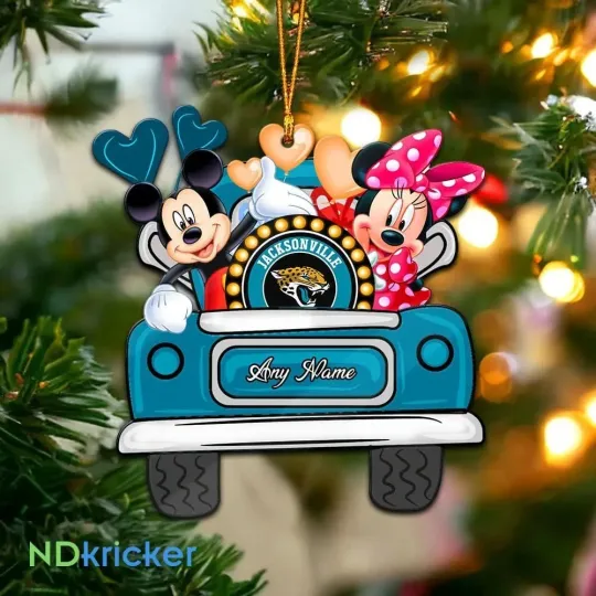 Discover Personalized Jacksonville Football Team Jaguars Christmas Ornament Gift Decor