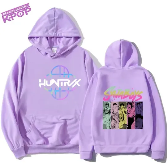 Discover Kpop Demon Hunters Autumn Hoodie Inosuke Unisex Cartoon Anime Thermal Warm Sportswear Jacket