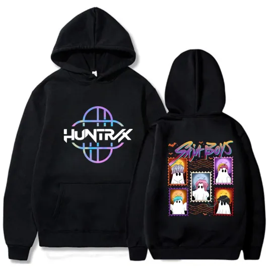 Discover Women Men New Kpop Demon Hunters Sweatshirt Oversized Anime Cartoon Flannel Autumn Winter Warm
