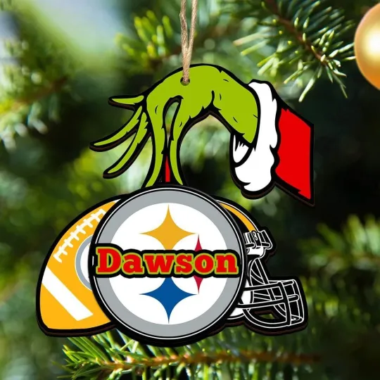 Discover Personalized Pittsburgh Football Team Steelerss Christmas Ornament Gift Decor