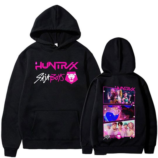 Discover KPop Demon Hunters Rumi Mira Zpey Saja Boy Hoodies Men Women Clothing Oversized Sweatshirts Fashion Hip Hop Long Sleeve Pullover