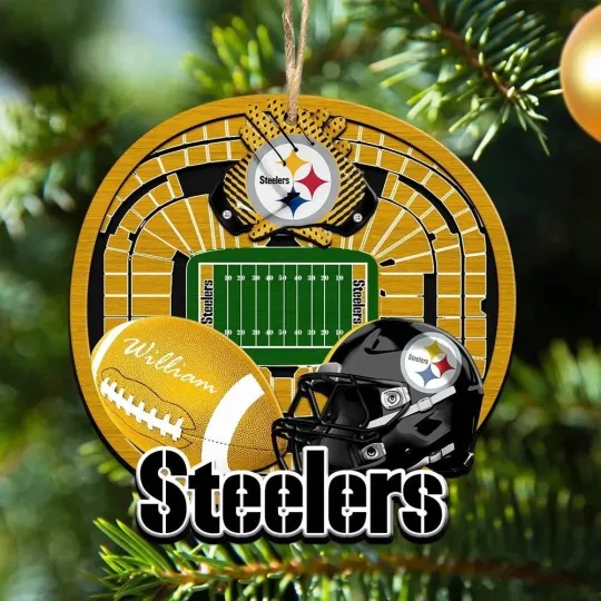 Discover Personalized Pittsburgh Football Team Steelerss Christmas Ornament Gift Decor