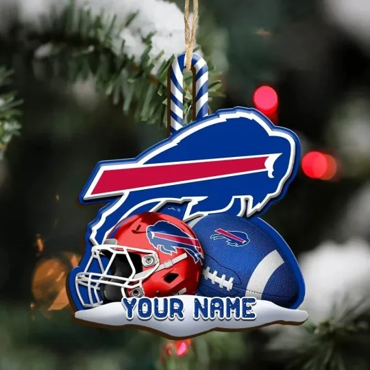 Discover Personalized Buffalo Football Team Bills Christmas Ornament Gift Decor