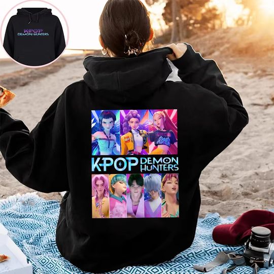 Discover New K-Pop Demon Hunters Printed Pullover Fashion Women Men Hoodies Long Sleeve Casual Hooded Sweatshirt