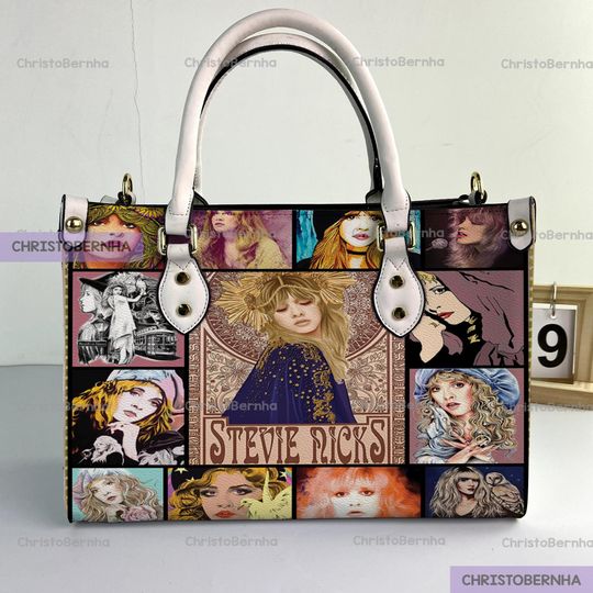 Discover Stevie Nicks Leather Handbag, Stevie Nicks Woman Handbag, Vintage Shoulder Bag, Crossbody Bag, Music Handbag