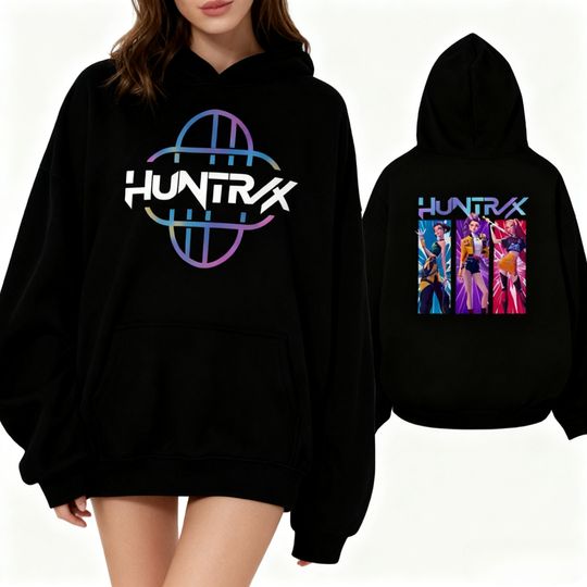 Discover Anime KPop Demon Hunters Rumi Mira Hoodie Men Women Fashion Cosplay Hooded Sweatshirts Y2k Oversized Fleece Casual Long Sleeve