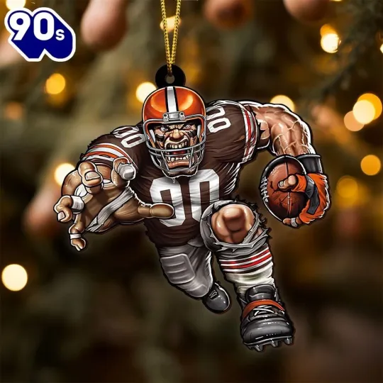 Discover Personalized Cleveland Football Team Browns Christmas Ornament Gift Decor