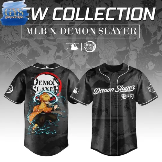 Discover Agatsuma zenittsu demon x Premium Baseball Jersey