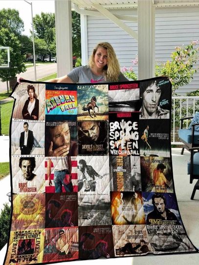 Discover Bruce Springsteen Blanket, Springsteen Fleece Blanket, Rock Band Blanket, Bedding Blanket, Christmas Blanket
