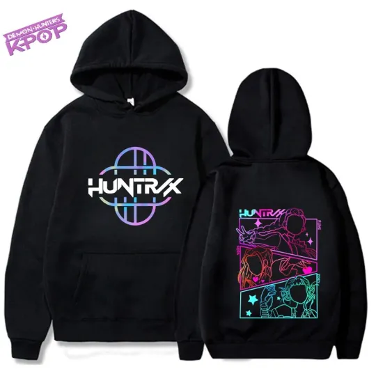 Discover Kpop Demon Hunters Sport Hoodie Hashira Women Men Autumn Winter Anime Cartoon Warm Sweatshirt