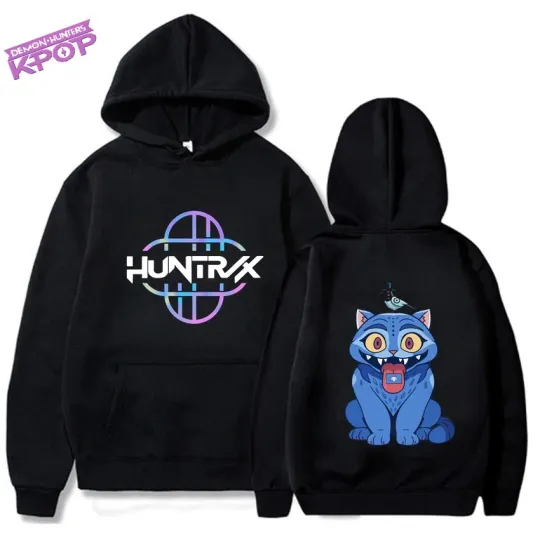 Discover Kpop Demon Hunters Sport Hoodie Hip Hop Women Men Autumn Winter Anime Cartoon Warm Sweatshirt
