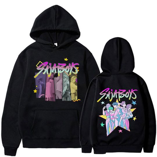 Discover K-Pop Demon Hunters Saja Boys Hoodies Men Women Hooded Autumn Sweatshirt Fashion Hip Hop Street New Winter Teenager Pullovers