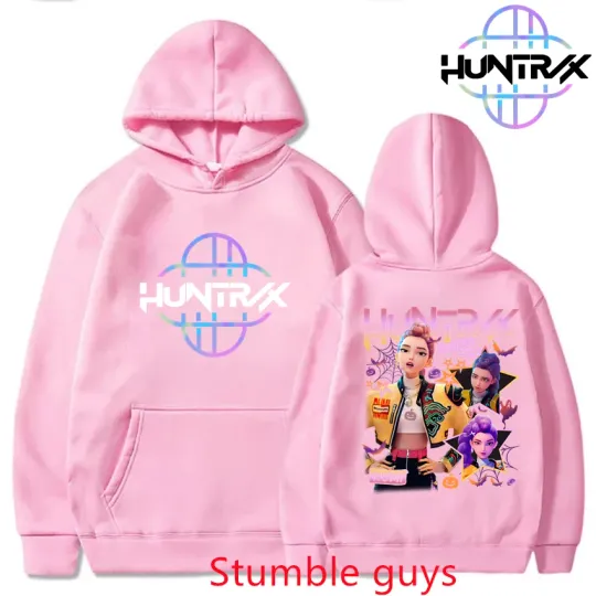 Discover New Kpop Demon Hunters Hoodie Jacket Drawstring Women Men Autumn Winter Anime Cartoon Warm