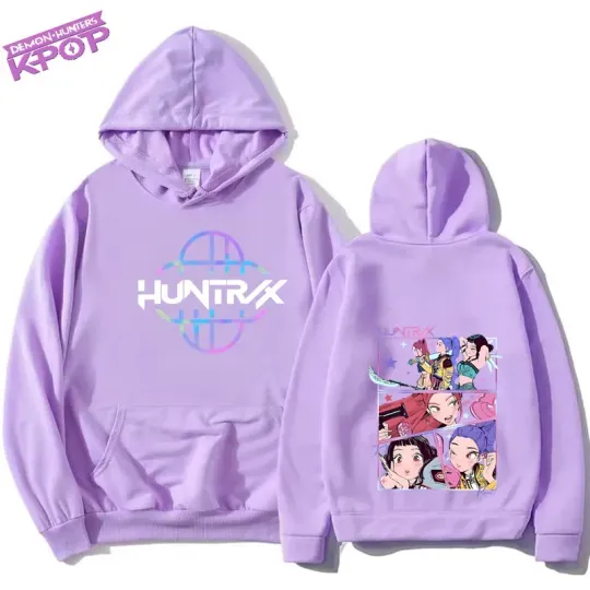 Discover Kpop Demon Hunters Winter Sweatshirt tanjiror Women Men Anime Cartoon Warm Fashion Hoodie