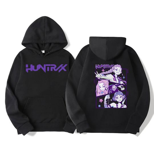 Discover Men Women Hoodies KPop Demon Hunters Graphic Sweatshirts Fleece Warm Hooded Pullovers 2025 Fashion Male Sudadera Print Top