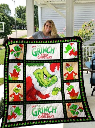Discover The funny character Christmas Fleece Quilt, funny character Fleece Blanket, funny character Blanket, Bedding Blanket, Christmas Blanket