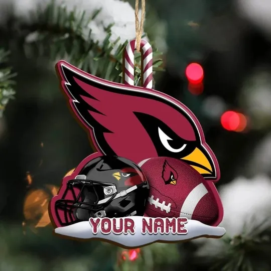 Discover Personalized Arizonna Football Team Cardinals Christmas Ornament Gift Decor