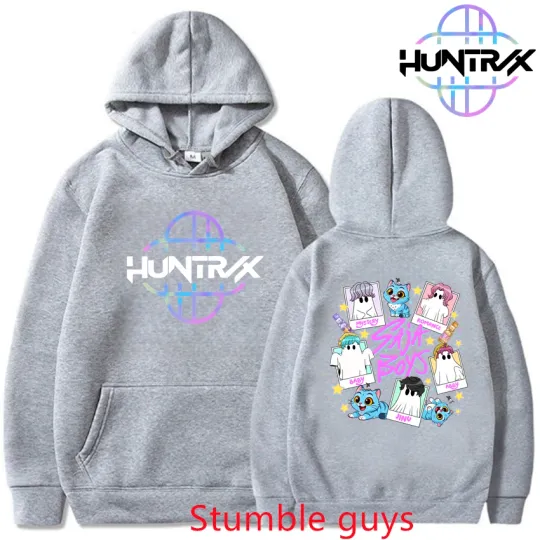 Discover New Kpop Demon Hunters Unisex Hoodie Pullover Cartoon Anime Fall Winter Warm Sports Jacket