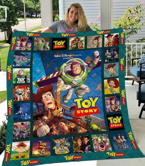 Discover Custom Disney Toy Story Quilt Blanket, Toy Story Fleece Blanket, Toy Story Blanket, Bedding Blanket, Personalized Blanket, Christmas Blanket