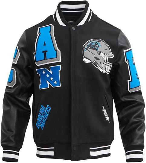 Discover Pro Standard Mens football Mash Up Varsity Jacket