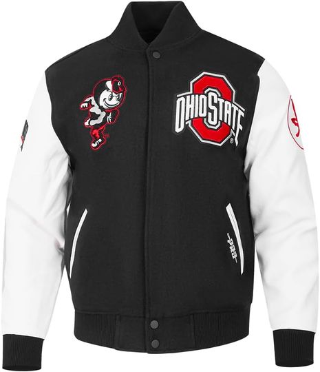 Discover Pro Standard Mens College Classic Chenille Varsity Jacket