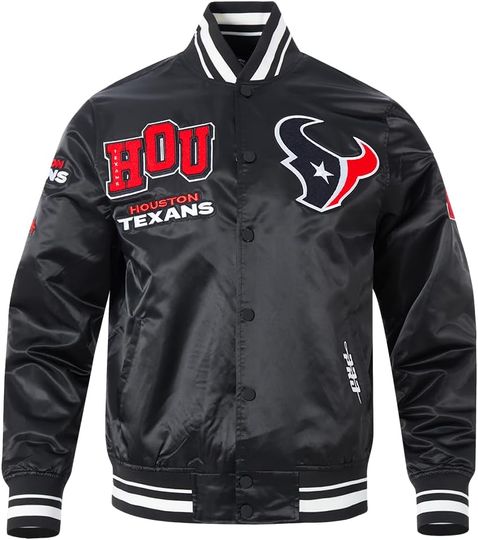 Discover Pro Standard Mens football Mash Up Satin Jacket