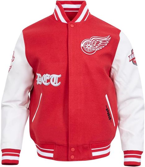 Discover Pro Standard Mens NHL Old English Varsity Jacket