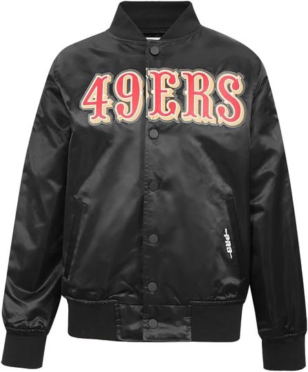 Discover Pro Standard Big Boys football Classic Chenille Satin Jacket