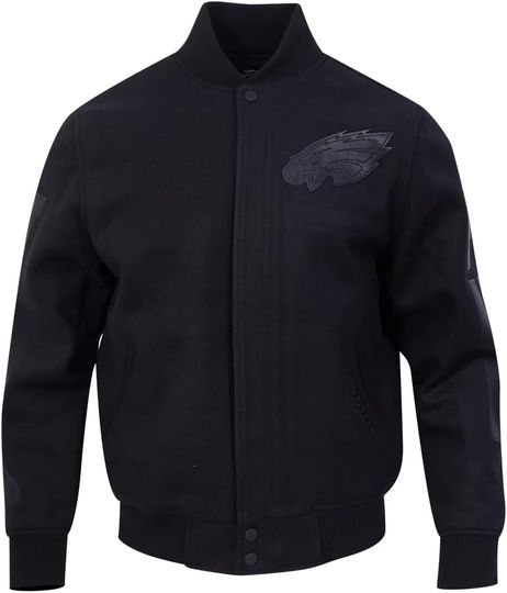 Discover Pro Standard Mens football Washed Vanguard Varsity Jacket