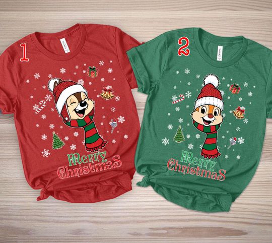 Discover Disney Characters Christmas Shirt, Family Christmas Matching shirt, Disneyland Christmas t-shirt, Disney Characters shirt
