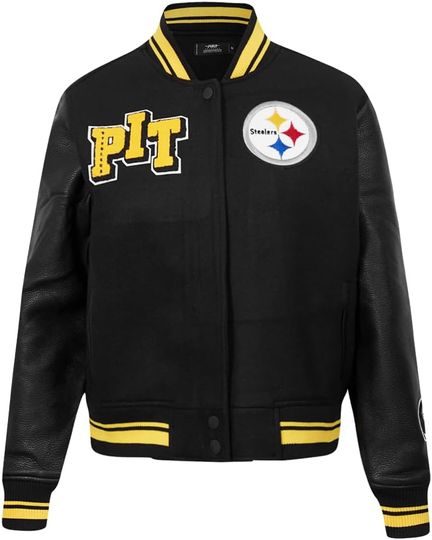 Discover Pro Standard Womens football Mash Up Varsity Jacket